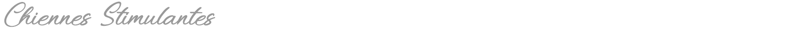 Chiennes Stimulantes font preview
